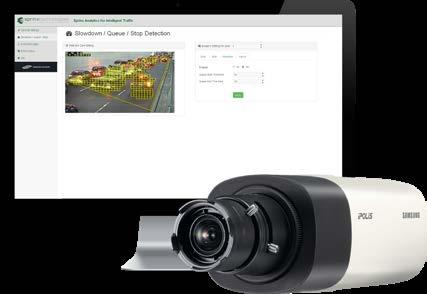 Traffic AID çözümüne ek olarak, aşağıdaki kenar tabanlı uygulamalar Wisenet X kameralarda ayrı sunumlar olarak