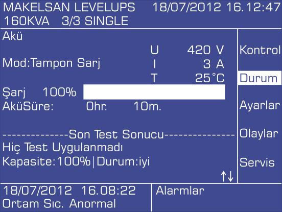 ÜRÜN TANITIMI 2.4.4 Şifre Korumalı Menüler Kontrol menüsü gibi bazı menüler şifre korumalıdır. Şifre girmek için, her rakamı AŞAĞI/YUKARI tuşları ile seçin ve ENT tuşu ile onaylayın.