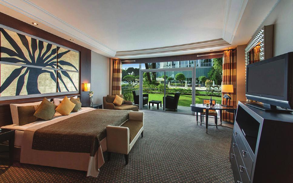 sosyal aktiviteler için kullanacağımız Calista Luxury Resort Hotel, Ana