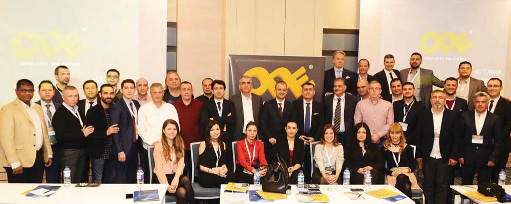 sektör gündemi ODE Paydaș Toplantıları devam ediyor Yalıtım sektörünün önde gelen șirketlerinden ODE, İstanbul da düzenlediği toplantıda 20 ülkeden 45 iș ortağı ile bir araya geldi.