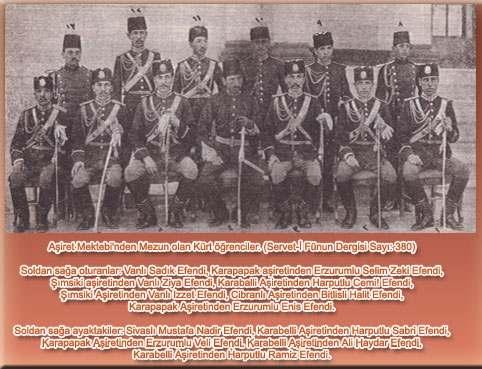 41 Tahsin Sever - 1925 Kürt Hareketinin Yapısı ve Hedefleri 1892 de Hamidiye Alayı komutanlığı üstlendiği iddia edilen Halit Bey on yaşındadır, okumak üzere Aşiret Mektebi ne o yıl gönderilmiştir.