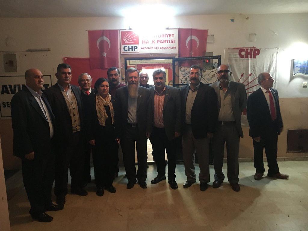 Mersin/Akdeniz de yeni seçilen ilçe yönetim kurulu üyelerini ziyaret