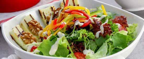 Salatalar Izgara Biftekli Salata Carême Restaurant ta sizler için özenle hazırlanan et ve salata birlikteliği, hafif ve dengeli öğünlerden biri.