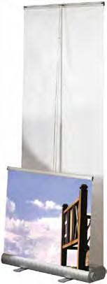 Bannerlar SMART ROLL BANNER ( ÇİFT TARAFLI ) Çift taraflı Smart Roll Banner basılı görseli ile beraber çantasında taşınabilir. Alüminyum kasası gümüş eloksaldır. Standart olarak üç ebadı vardır.