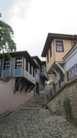 Foto 17. Merdivenli Sokak dokusu, Filibe evleri, Bulgaristan (Hakkı Acun un Foto 18.