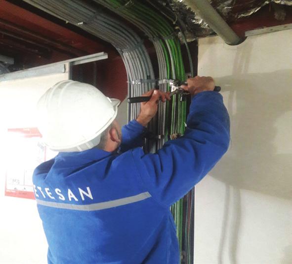 ELEKTRİK TAAHHÜT HİZMETLERİ Elektrik taahhüt grubumuz, 1992 yılından günümüze yurt içi / yurt dışı gemi inşa sektöründe elektrik montaj ve donatım işleri uygulamalarına yönelik