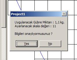 skala değer aralarında bir boşluk kalacak şekilde girilir. Şekil 4.19 Tüm bölümlere toplu değer atama Girilen değerler sonunda Şekil 4.