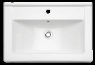 ZEUS KONSOLLU LAVABOLAR FURNITURE BASINS ZEUS 81 cm Kod / Code: 4042 Ağırlık / Weight: 25 kg Ölçü / Size: 81x45x10 cm Bitmiş Döşeme ± 0,00 ZEUS 65 cm Kod / Code: 4040 Ağırlık /