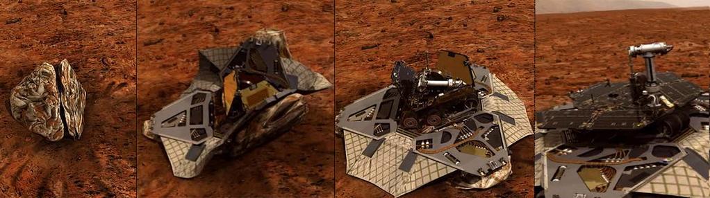 *Uzay aracı inişini tamamladıktan sonra güvenli konuma getirilir. Bundan sonra da Roverların çıkış aşaması başlar.