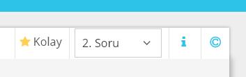 Soru çözme ekranında sorunun zorluk derecesini görebilir, butonunu kullanarak yazım, mevzuat vs nedenlerle hatalı olduğunu düşündüğünüz soruları editör ekibimize bildirebilirsiniz.