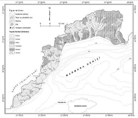 yüksektir (Atalay, 2011). Bu topraklar Karatepe ve Gazioğlu Deresi nin kaynak kesiminde görülmektedir (Şekil 5; Foto 3).