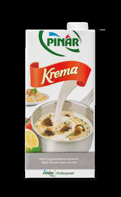 Krema Pınar Krema yı, yemeklerinizden tatlılarınıza kadar arzu