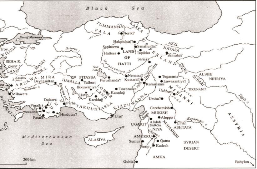 Mustafa Lamba/Hüseyin Metin 17 Res. 1. M.Ö. 2. Binde Anadolu nun Siyasi Yapısı (Bryce, 2005: Map.