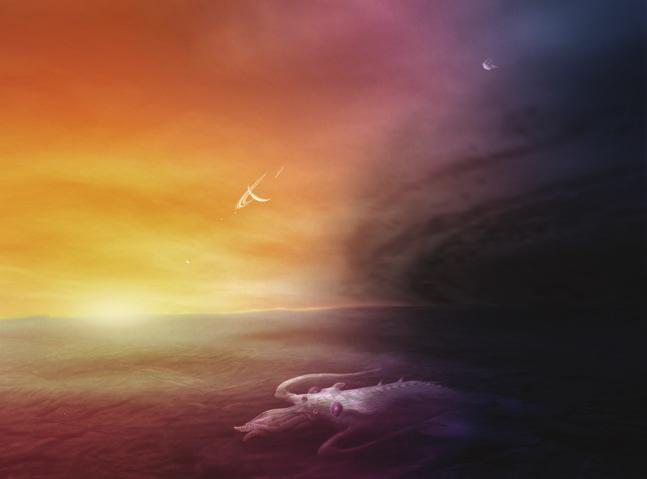 İniş her durumda biraz sert olacak ama bunun derecesi nereye inildiğine bağlı. Yolculuğumuz Titan a olduğuna göre saatte 40.000 km hızla uydunun atmosferine gireceğiz.