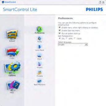 Entertainment (Eğlence) ayarlandığında, SmartContrast ve SmartResponse etkinleştirilir. İlk renk kalibrasyon ekranı: İkinci renk ekranı engelleninceye kadar Previous (Önceki) düğmesi engellenir.