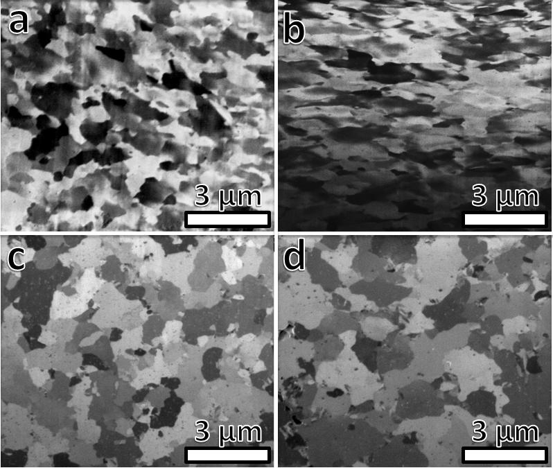 Termal Kararlılığı Arttırılmış Demir Esaslı Ferritik Çelik Tozlarının Sıcak Pres H. Kotan Şekil 5. Fe 91 Ni 8 Zr 1 alaşımı için FIB mikroyapı görüntüleri.