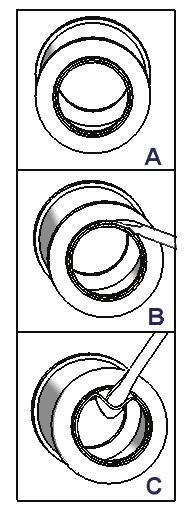 Şekil 14 11 - Motor susturucusunun yapışkanlı bandını çıkarın. Ünitenin üstünde yada yanında bulunan motor çıkışına sabitleyin. Sağlam olması için vidalayın.