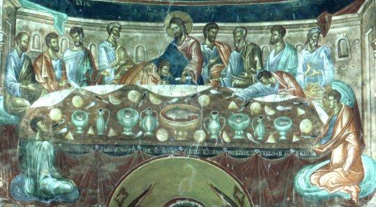 4. Orta əsrlərin gürcü xristian məbədinin freska rəssamlığı paleoloqların hansı