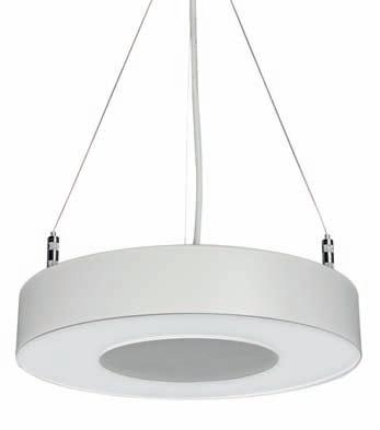 RING Sarkıt aygıtlar / Pendant luminaires Metal gövde %99,8 saflıkta parlak alüminyum reflektör Pleksiglas Rozanslı Metal body 99,8% pured polished aluminium reflector Plexiglass With base L