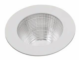 JOY Ankastre aygıtlar / Recessed luminaires Metal dış çerçeve Alüminyum profil soğutucu Şeffaf veya buzlu pleksiglas 18-30 - 48 ışık açısı seçenekli Vakum-Metalize reflektör Metal outer frame