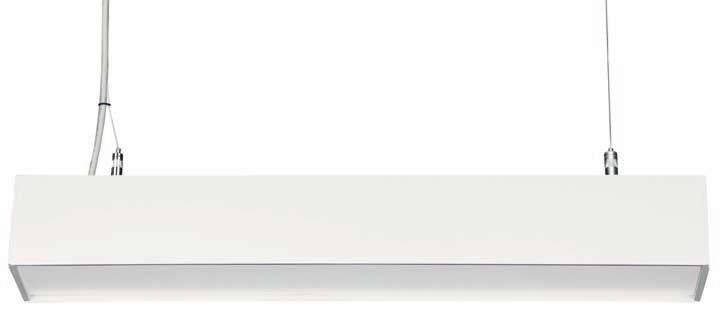 ARK Sarkıt aygıtlar / Pendant luminaires Alüminyum profil gövde Akrilik T5 versiyon; yüksek verimli özel reflektör Extruded aluminium body Acrilic T5 version; white optic reflector Version L