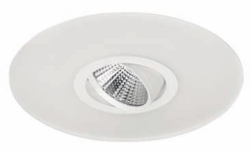 RING Ankastre aygıtlar / Recessed luminaires Metal gövde + Polimer gövde Alüminyum enjeksiyon iç çerçeve Dikey eksende 30 ve yatay eksende 330 yönlendirilebilir 15-30 - 36-45 - 60 ışık açısı