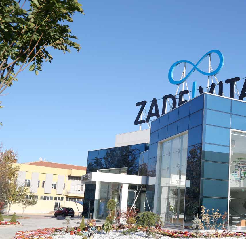 Zade Vital İlaç Üretim Tesisleri: En son teknolojinin kullanılarak inşa edilen Zade Vital Tesisleri, GMP (Good Manufacturing Practices / İyi Üretim Uygulamaları) standartlarında üretim yapabilen