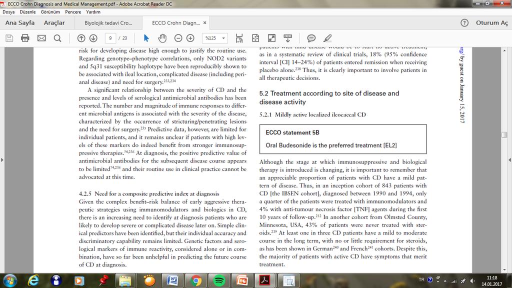 Gastoenterology (1, 2) II.