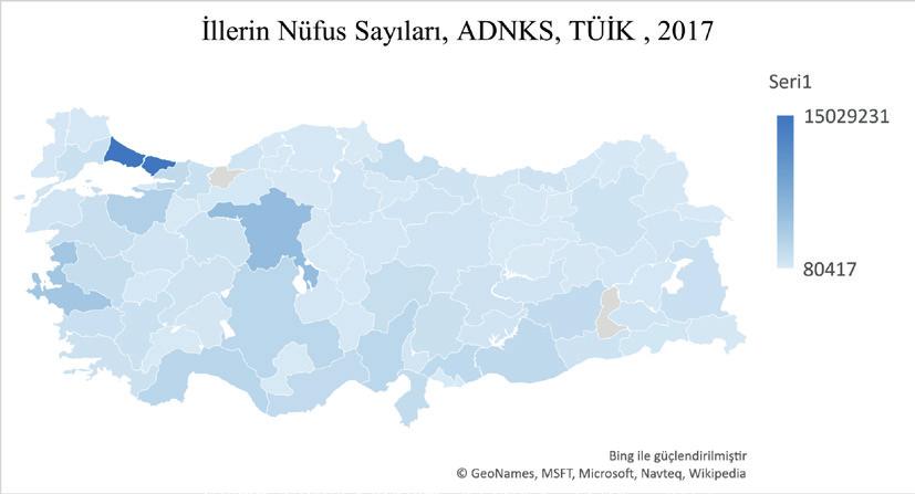 ADNKS, Nüfus,2017 Şanlıurfa 2017 yılı TÜİK verilerine göre 1.985.753 nüfusuyla Türkiye nin nüfus bakımından en büyük 9. İli durumundadır.