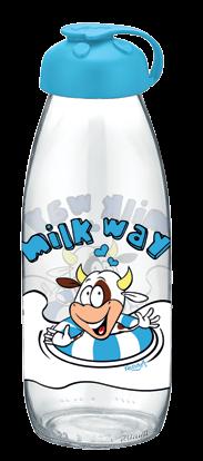 Glass Milk Bottle With Straw 0,034 m 3 6,2 kg