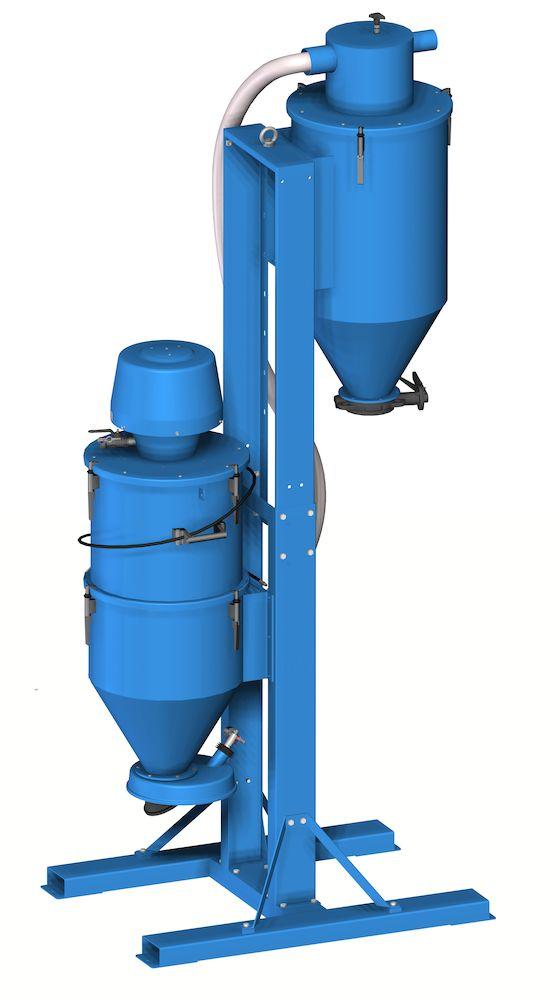 Güçlü bir toz toplayıcı, uzun yatay ve dikey mesafeler üzerinde emiş için mükemmel yüksek vakum Nederman Ön Ayırma ve Vakum Taşıma Sistemleri vakumlama ve vakumlu taşıma esnasında toz ve granül