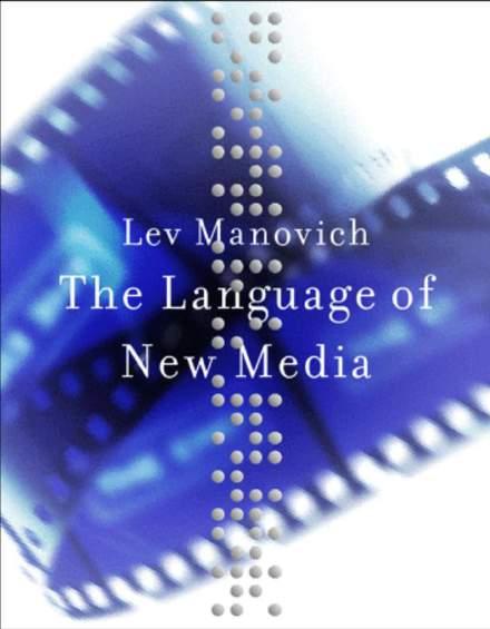 Medya kuramcısı olarak artık klasikleşmiş olan kitabı Yeni Medyanın Dili nde (Manovich, 2001) film kuramları, sanat tarihi ve edebiyat kuramlarından yararlanarak geliştirdiği yaklaşımı ile, yeni