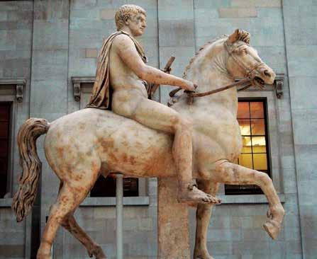 BÜYÜK KOMUTANLAR ROMA IMPARATORU CALIGULA Mermerden ahırı, fildişinden yemliği, mor battaniyeleri ve kıymetli mücevherlerden yapılma aksesuarlarıyla tarihin en zengin atı Incitatus Gücü tek elde