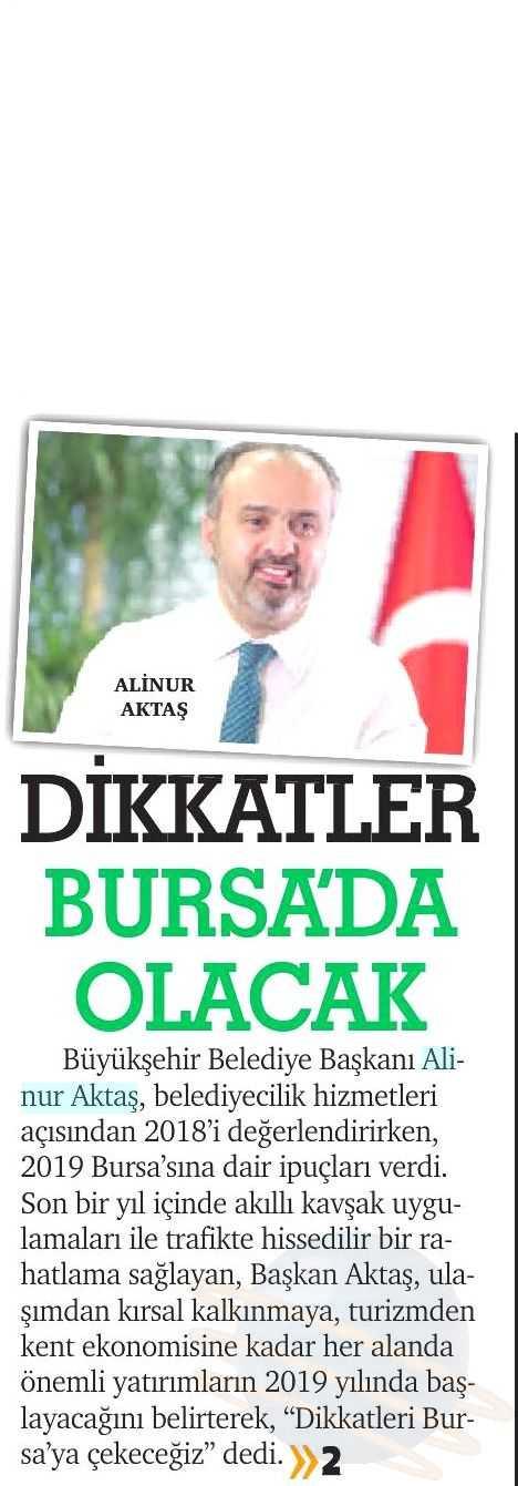 DIKKATLER BURSA DA OLACAK Yayın Adı : Sancak