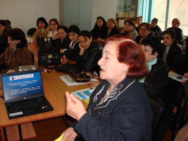 Layihənin Bakı ofisinin nümayəndələri Oktyabr-Dekabr 2007-ci il ərzində Azərbaycan Respublikası Baş Prokurorluğunda, Bakı şəhər tabeçiliyində olan polis idarələrində, Bakı Pedaqoji Kadrların