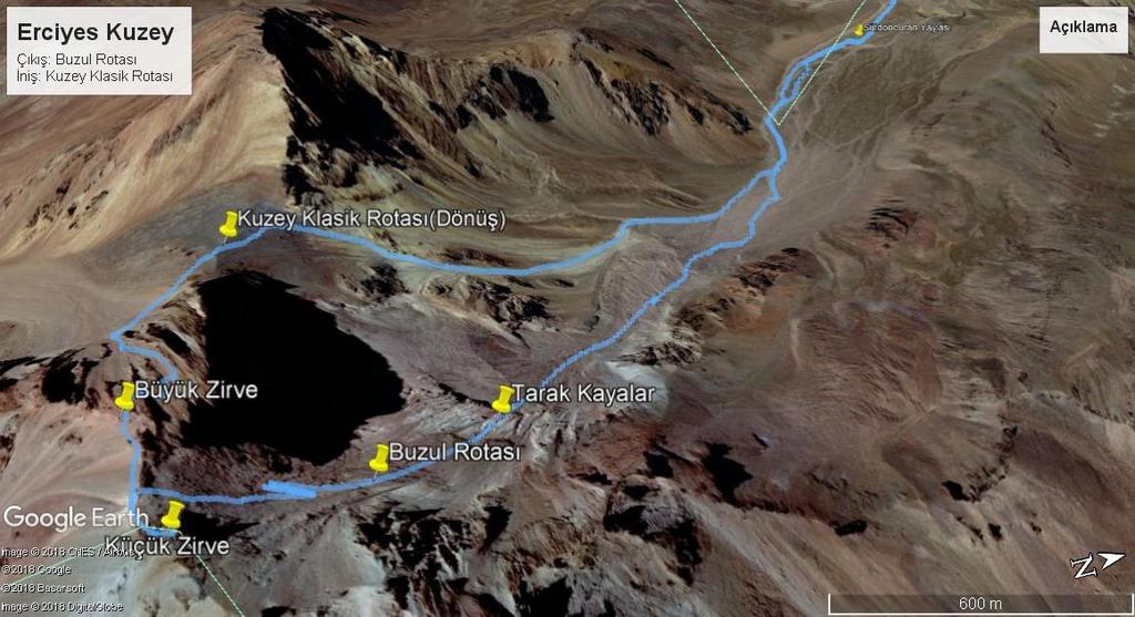 Harita Gps Bilgileri Hedeflenen Zaman 9 saat Harcanan Zaman 10 saat Faaliyet Programı Hava Parçalı Bulutlu, Hafif 2.gün Hava Faaliyet Boyunca açık, bulutsuz 1.