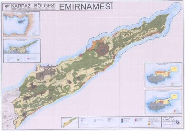 (f) Karpaz Bölgesi Planlama Sınırı İçinde Denetim ve Geliştirme Emirnamesi nde değişiklik yapılmıştır.