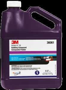 3M Perfect-it III Adım 2 Makine Cilası 6065 Pasta harelerini hızla ve etkili bir şekilde giderir ve mükemmel bir finiş sağlar.