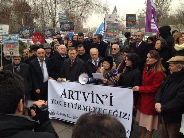 8. Artvin Cerattepe'deki doğa katliamına karşı Artvin Kültür ve Dayanışma