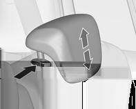 Yükseklik ayarı Koltuk başlığını yukarıya doğru çekin veya serbest kalması için kilit yayına basın ve koltuk başlığını aşağıya doğru bastırın.