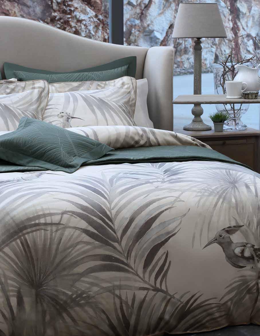 Caruso Bedspread Set Plain Dyed Jacquard, Face Fabric: 100% Cotton 310 TC, Filling: 100% Polyester Colour: Khaki 270x260 cm