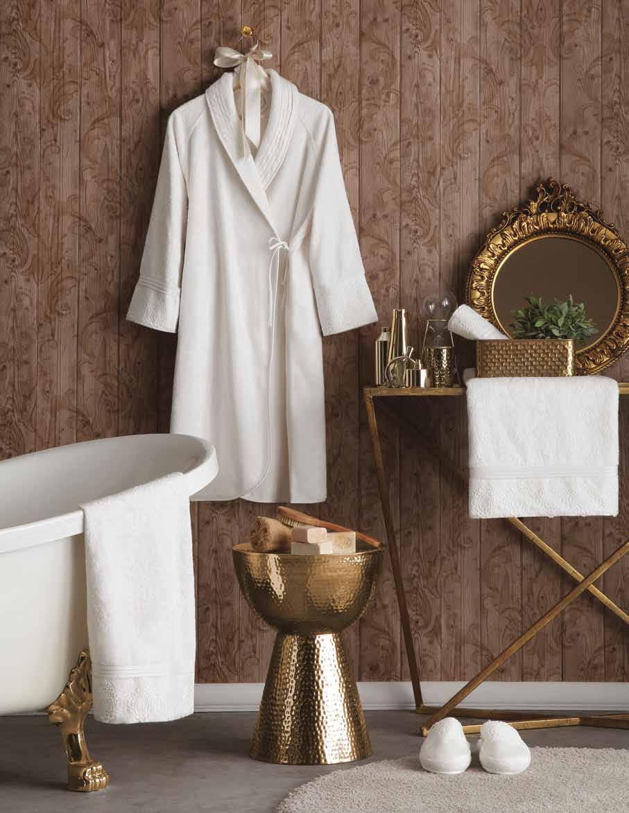 Colette Bathroom 40% Bamboo, 60% Cotton Towels: 600 g/m 2 Bathrobes: 450 g/m 2 Colour Female
