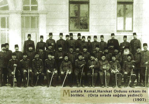 1907 Mustafa Kemal, gizlice