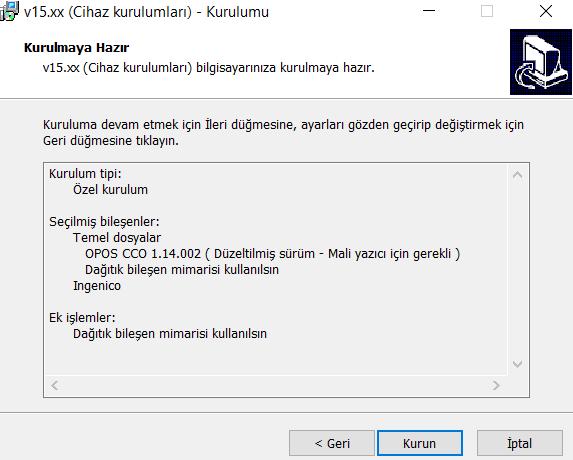 Son ekran olan kurulmaya hazır ekranı karşınıza gelecektir. Burada kurun butonuna bastıktan sonra kurulum başlayacaktır.