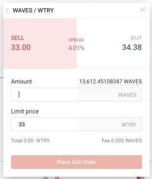 Satış Ekranı Açılan pencerede; Amount kutucuğuna; kaç adet satmak istediğinizi Limit Price kutucuğuna; hangi fiyattan satış emri girmek istediğinizi