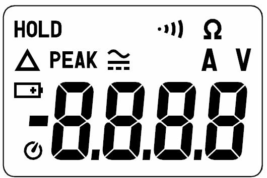 Alternatif Akım(Tepe modeli) Direnç (Ω) 600 A 0.1 A ±% 2,5 + 10 basamaklı 1000 Ω 0.