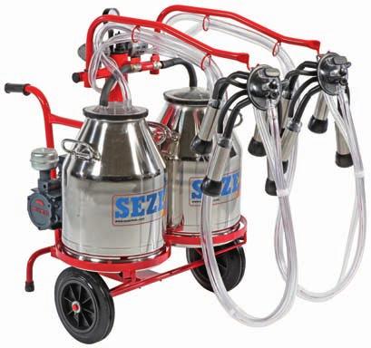 IMPLS Serisi Seyyar Sağım Makineleri / IMPLS Series Mobile Milking Machines IMPLS-1 (İNEK) / IMPLS-1 (COW) 152 008 002 152 008 001 (Alüminyum Güğümlü / Aluminium Bucket) 152 008 002 (Paslanmaz