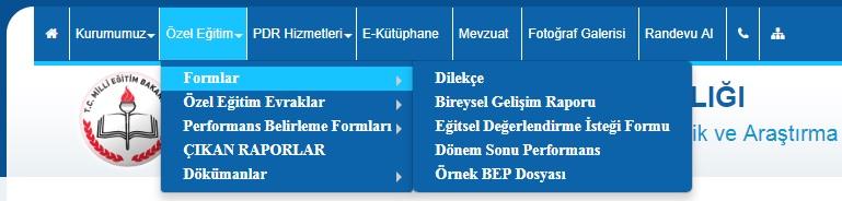 *Bu formların eksiksiz doldurulması önemlidir. Bu formlara kurumumuzun internet sayfasından ulaşabilirisiniz. 5-RAM Tarafından Öğrencimin İncelenmesi İçin Randevu Nasıl Alınır?