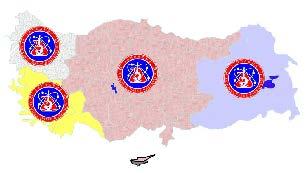 Bursa, Aydın, Ankara, Van