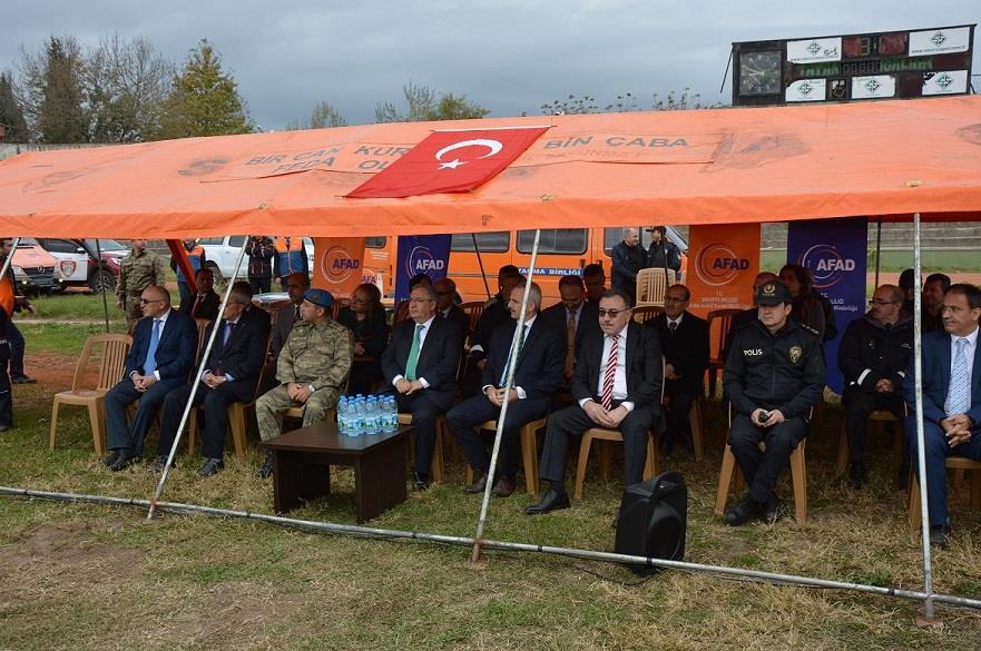 TAMP (Türkiye Afet Müdahale Planı) ve AYDES (Afet Yönetim ve Karar Destek Sistemi) Uygulama esasları kapsamında, her yıl bölgesel düzeyde yapılması gereken Bölgesel Saha Uzantılı Masabaşı tatbikatı